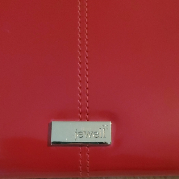 Thirty-One Red Clutch with Chain Wristlet - Picture 2 of 5